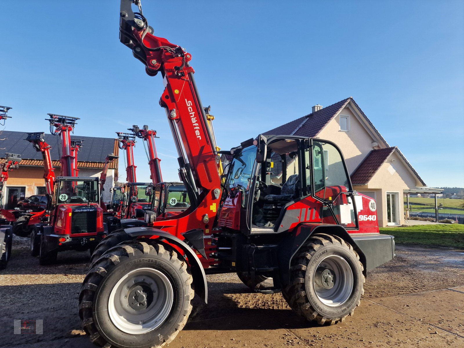 Teleradlader typu Schäffer 9640 T, Neumaschine v Gerolsbach (Obrázek 1)