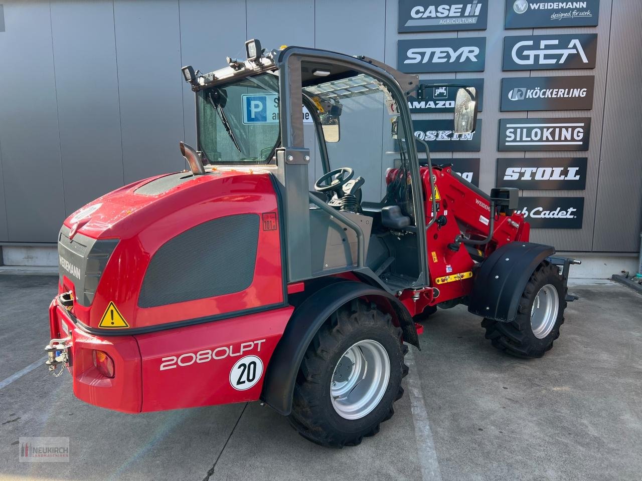 Teleradlader van het type Weidemann  2080 LPT, Gebrauchtmaschine in Delbrück-Westenholz (Foto 4)