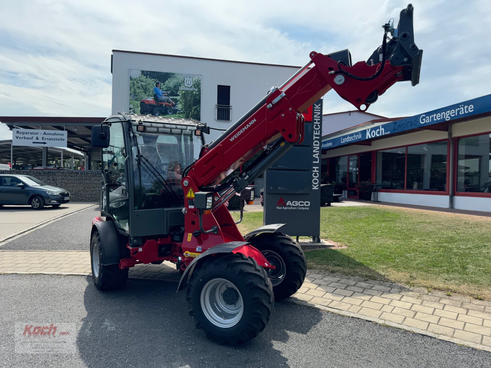 Teleradlader van het type Weidemann  2080 T, Neumaschine in Neumarkt / Pölling (Foto 1)