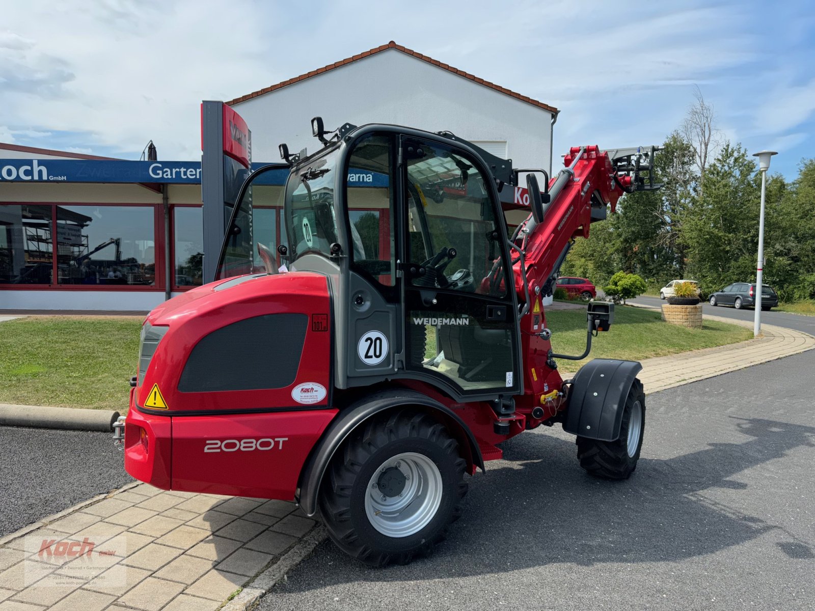 Teleradlader typu Weidemann  2080 T, Neumaschine w Neumarkt / Pölling (Zdjęcie 3)