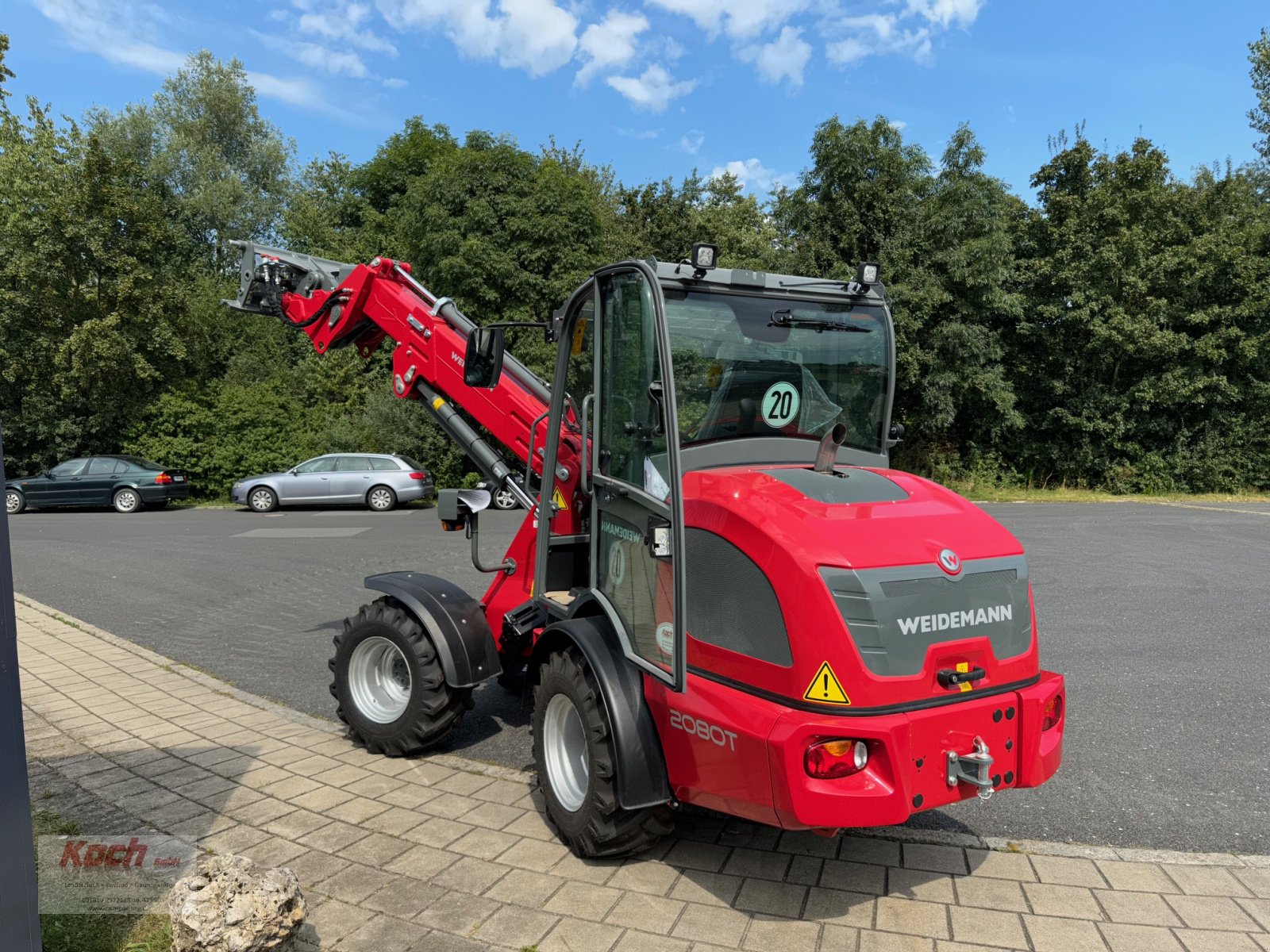 Teleradlader van het type Weidemann  2080 T, Neumaschine in Neumarkt / Pölling (Foto 4)