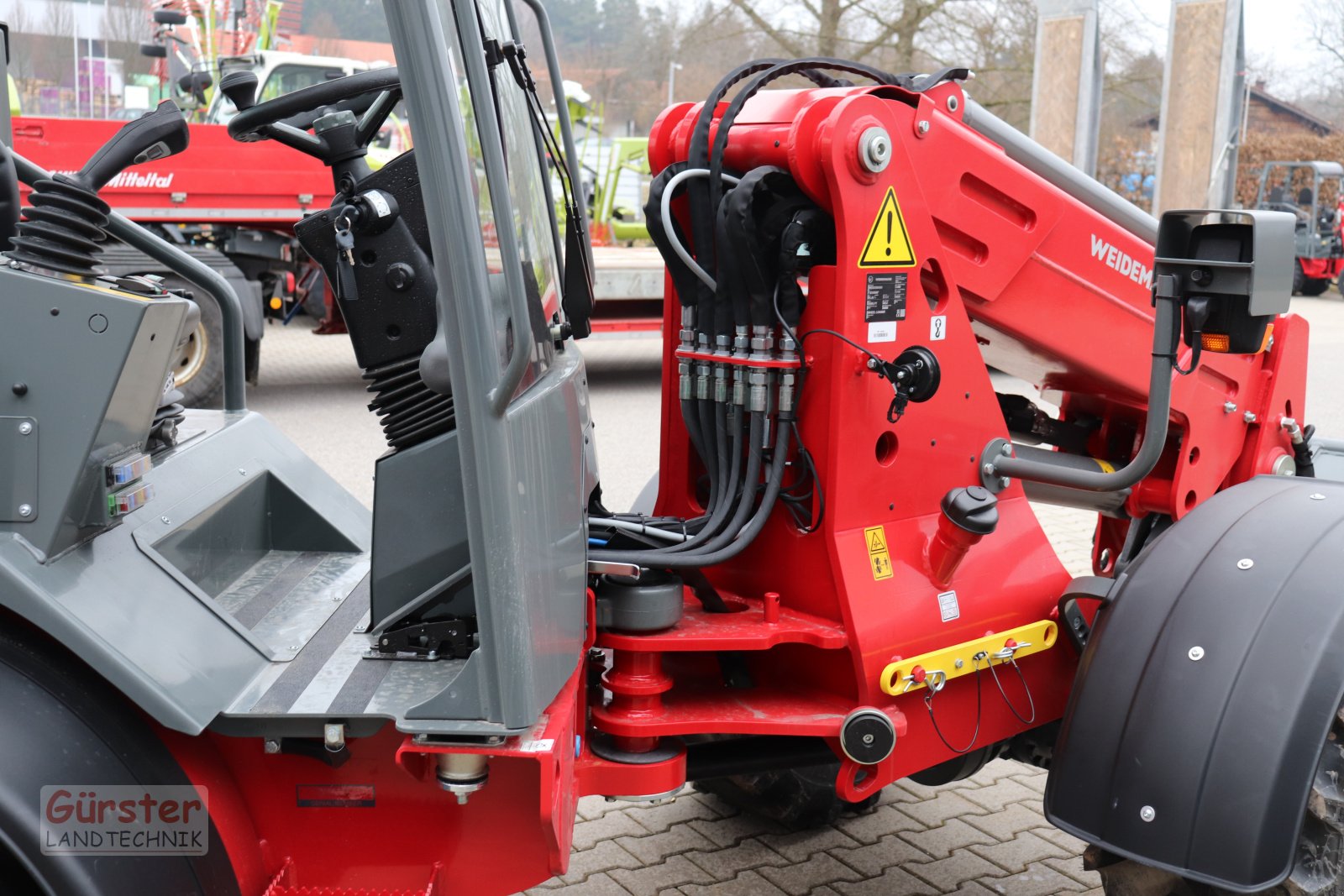 Teleradlader of the type Weidemann  2080LPT, Neumaschine in Mitterfels (Picture 4)