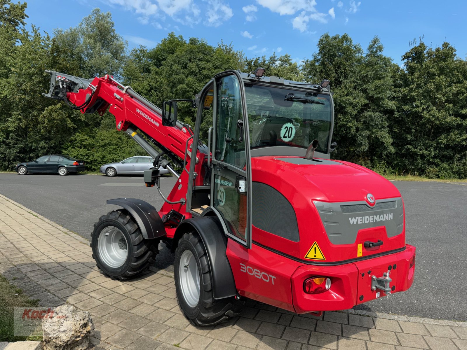 Teleradlader a típus Weidemann  3080 T, Neumaschine ekkor: Neumarkt / Pölling (Kép 2)