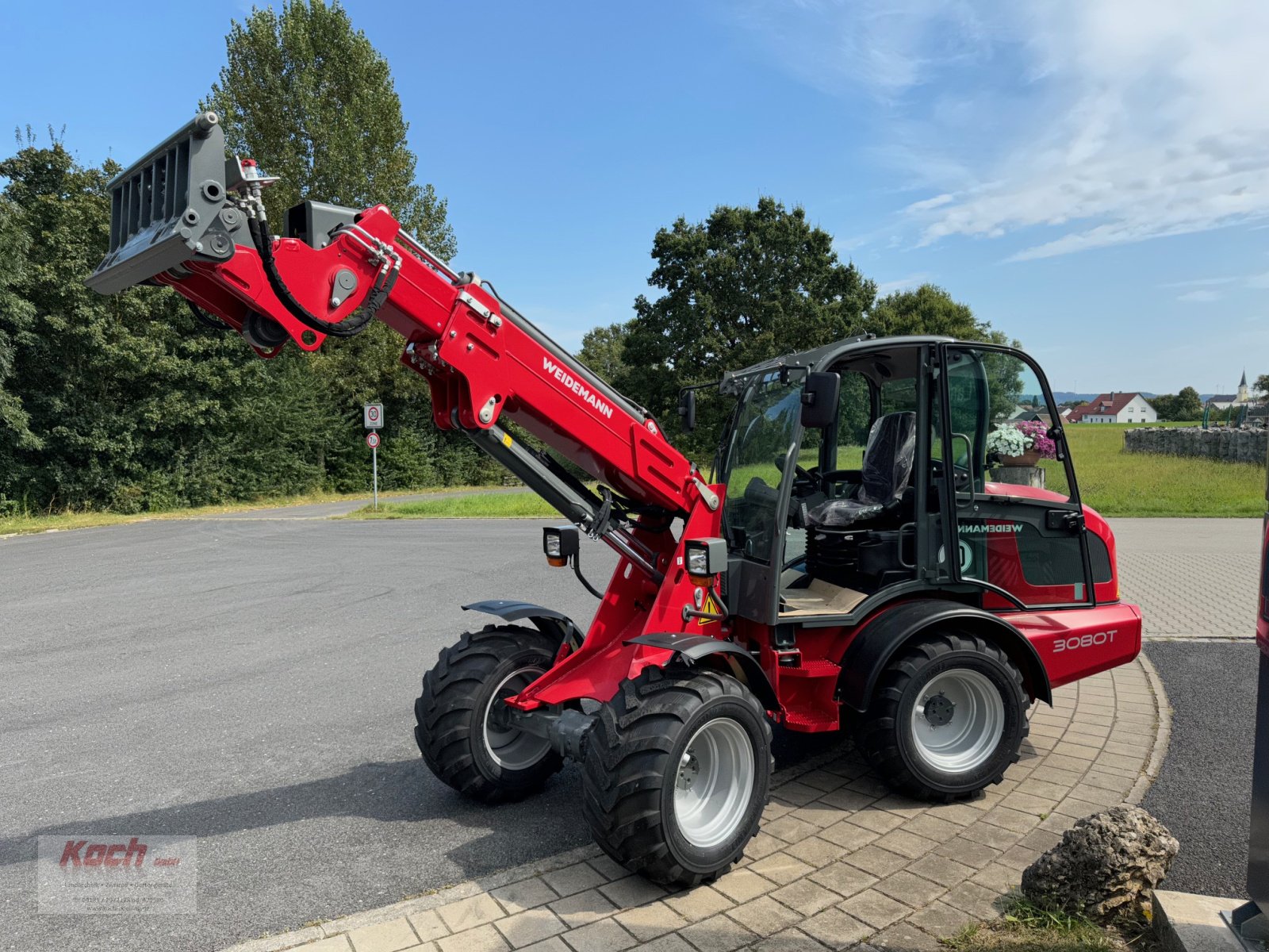 Teleradlader des Typs Weidemann  3080 T, Neumaschine in Neumarkt / Pölling (Bild 3)