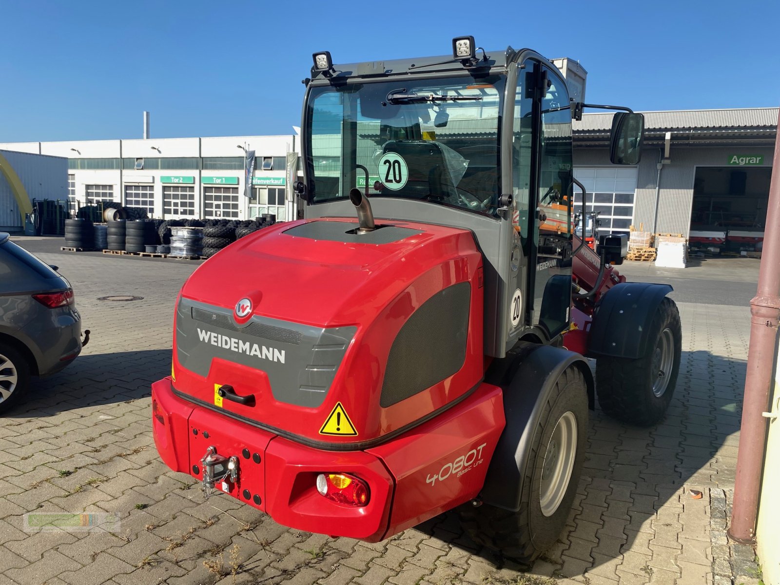 Teleradlader of the type Weidemann  4080 T Basic Line, Neumaschine in Tirschenreuth (Picture 4)