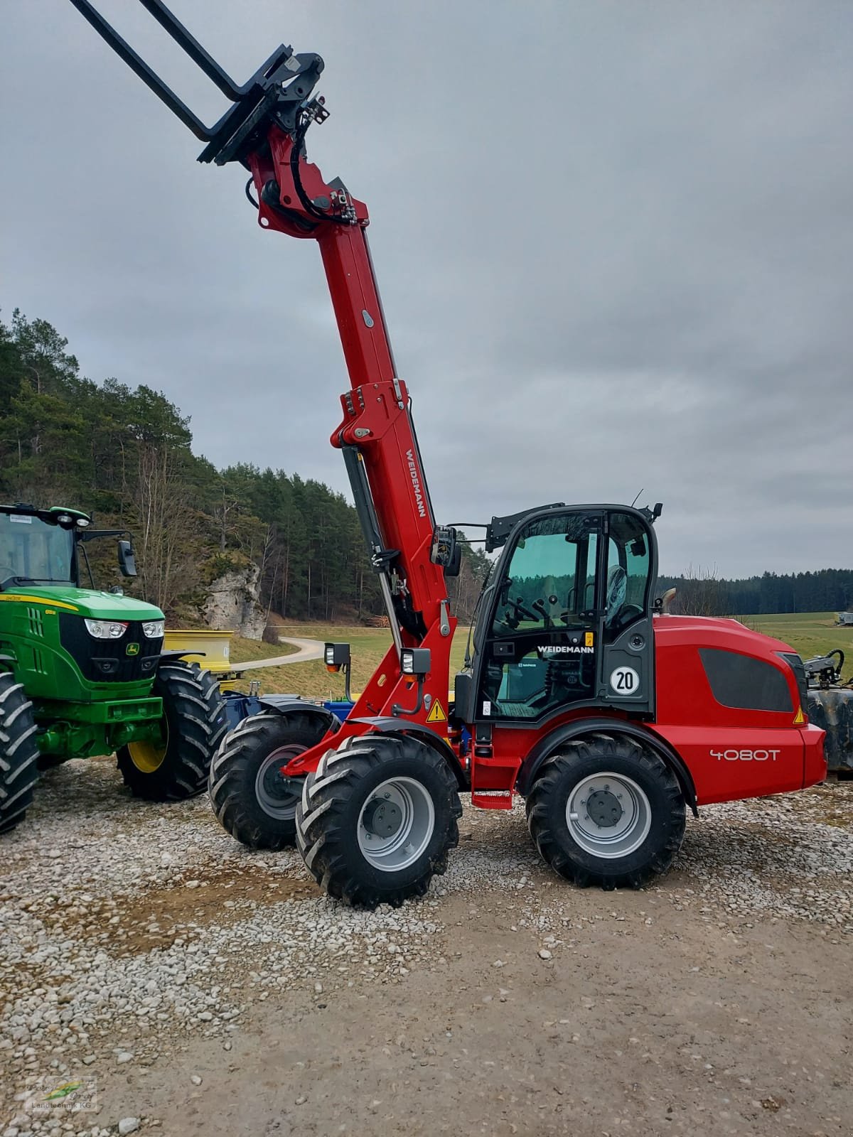 Teleradlader του τύπου Weidemann  4080 T, Gebrauchtmaschine σε Pegnitz-Bronn (Φωτογραφία 1)