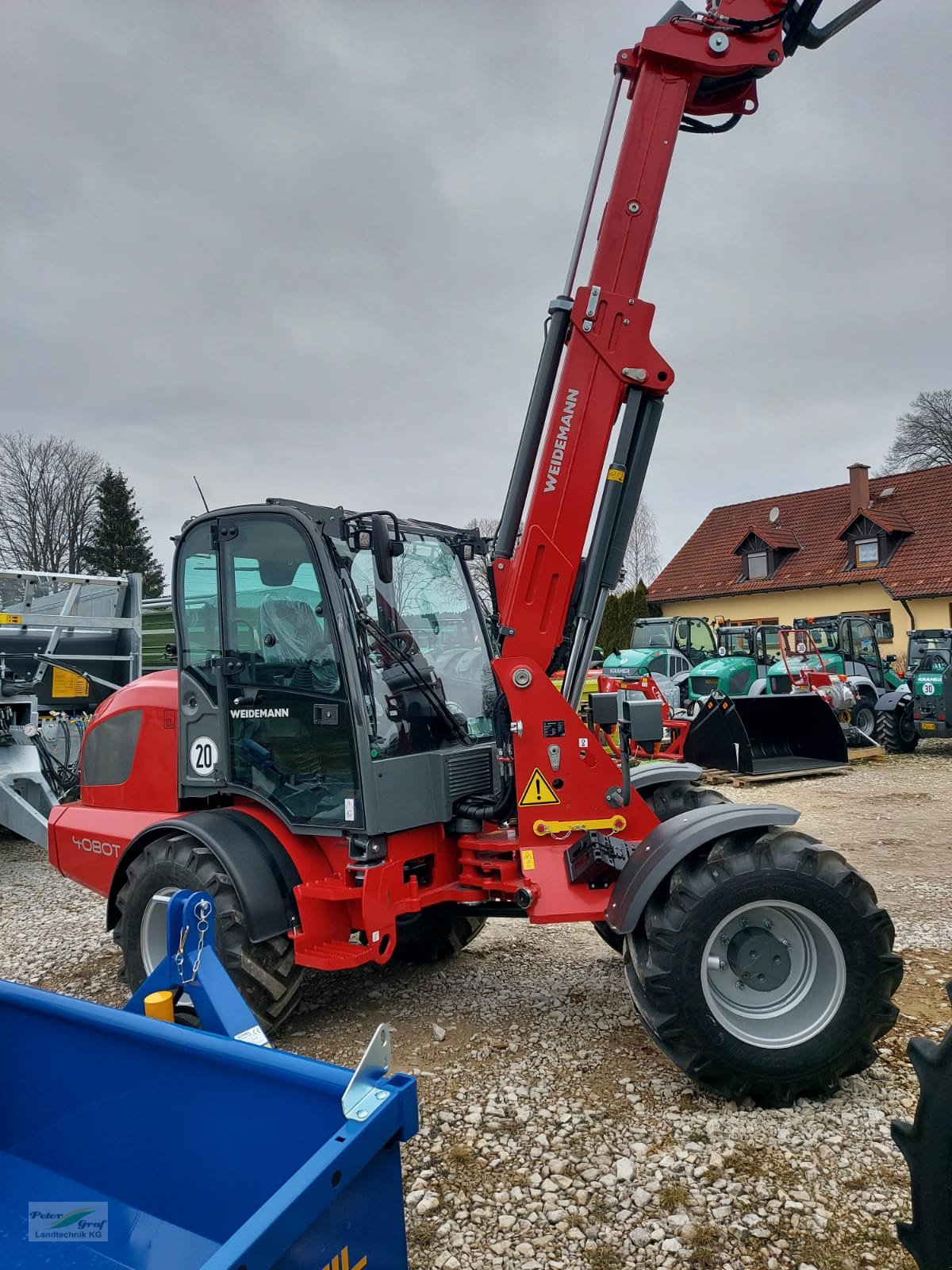 Teleradlader типа Weidemann  4080 T, Gebrauchtmaschine в Pegnitz-Bronn (Фотография 5)