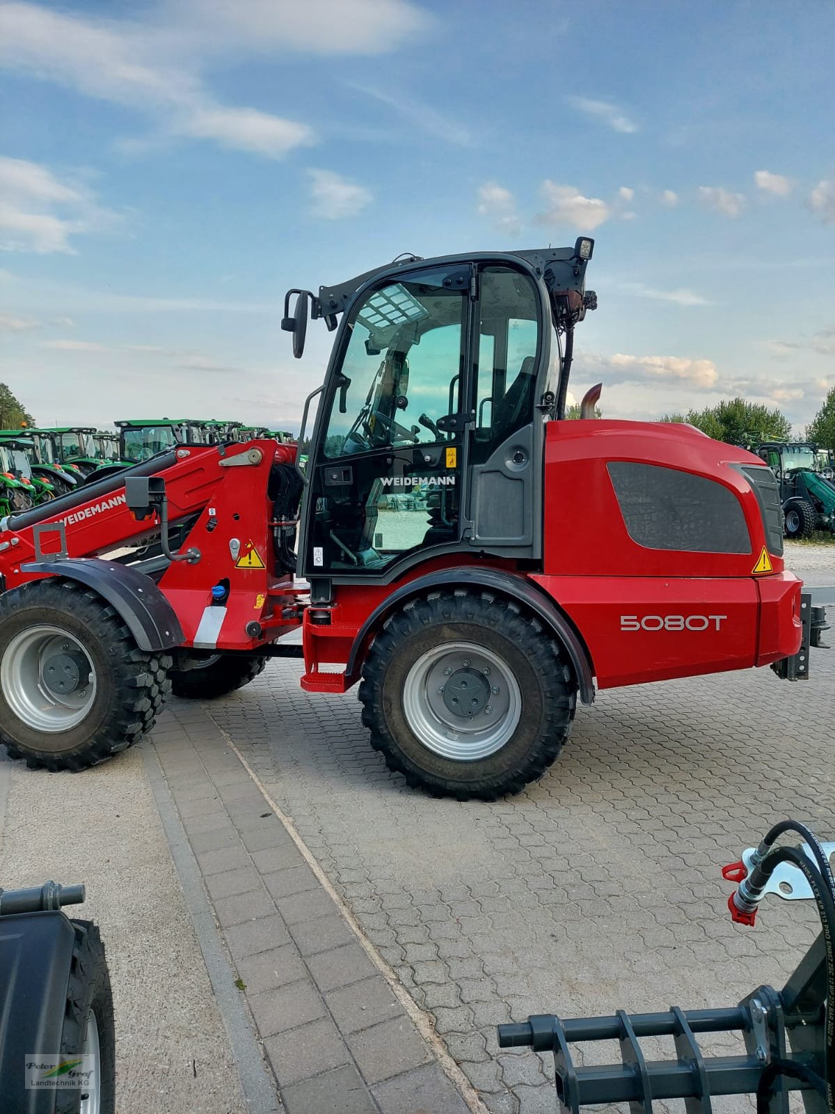 Teleradlader van het type Weidemann  5080T, Gebrauchtmaschine in Pegnitz-Bronn (Foto 2)