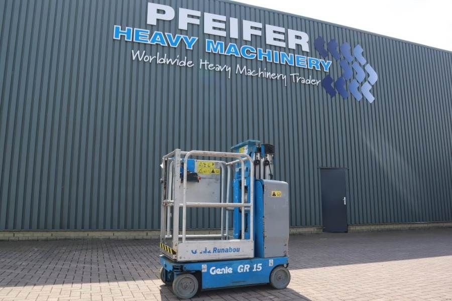 Teleskoparbeitsbühne del tipo Genie GR15 Electric, 6.35m Working Height, 227kg Capacit, Gebrauchtmaschine en Groenlo (Imagen 1)