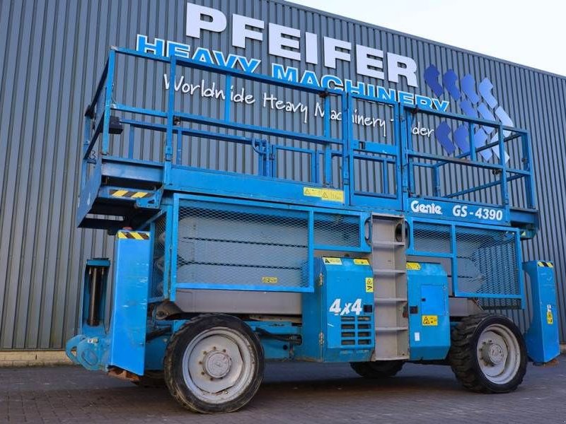 Teleskoparbeitsbühne от тип Genie GS4390 Diesel, 4x4 Drive, 15m Working Height, 680k, Gebrauchtmaschine в Groenlo (Снимка 1)