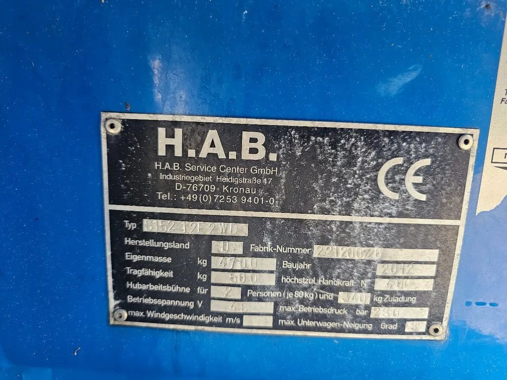 Teleskoparbeitsbühne typu Genie H.a.b 2012 schaarlift hoogwerker 16m, Gebrauchtmaschine v Scherpenzeel (Obrázek 5)