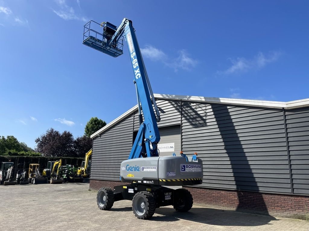 Teleskoparbeitsbühne van het type Genie S65 XC hoogwerker 22 M werkhoogte, Gebrauchtmaschine in Neer (Foto 10)