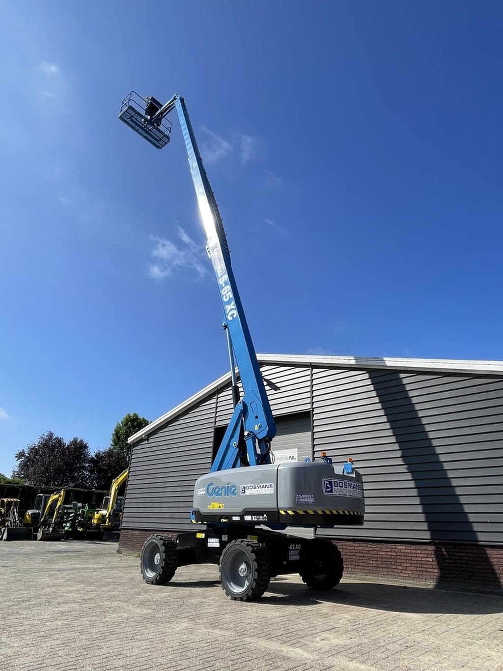 Teleskoparbeitsbühne van het type Genie S65 XC hoogwerker 22 M werkhoogte, Gebrauchtmaschine in Neer (Foto 7)