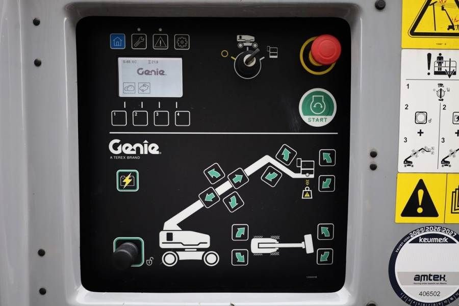 Teleskoparbeitsbühne Türe ait Genie S65XC Valid inspection, *Guarantee! Diesel, 4x4 Dr, Gebrauchtmaschine içinde Groenlo (resim 4)