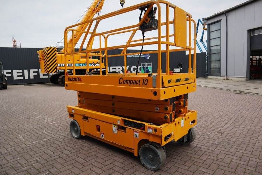 Teleskoparbeitsbühne del tipo Haulotte Compact 10 Electric, 10m Working Height, 450kg Cap, Gebrauchtmaschine In Groenlo (Immagine 8)