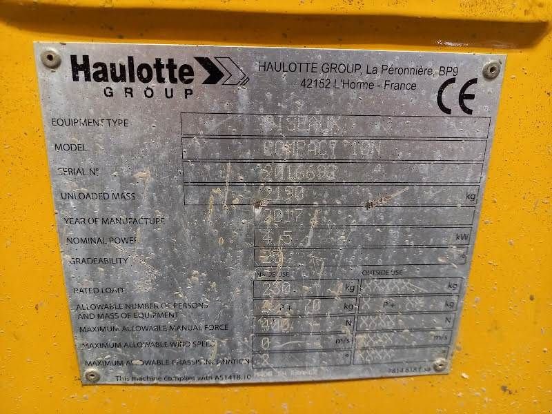 Teleskoparbeitsbühne tip Haulotte COMPACT 10N, Gebrauchtmaschine in Waregem (Poză 9)