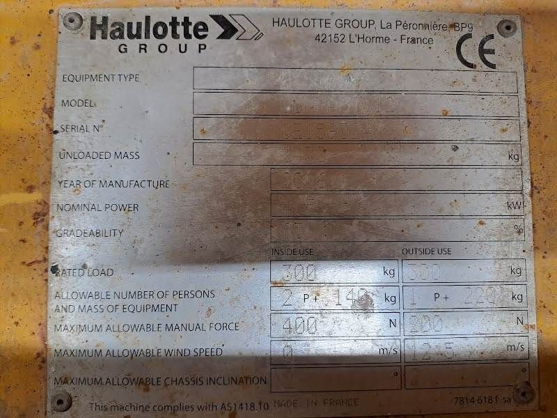 Teleskoparbeitsbühne του τύπου Haulotte COMPACT 12, Gebrauchtmaschine σε Waregem (Φωτογραφία 9)