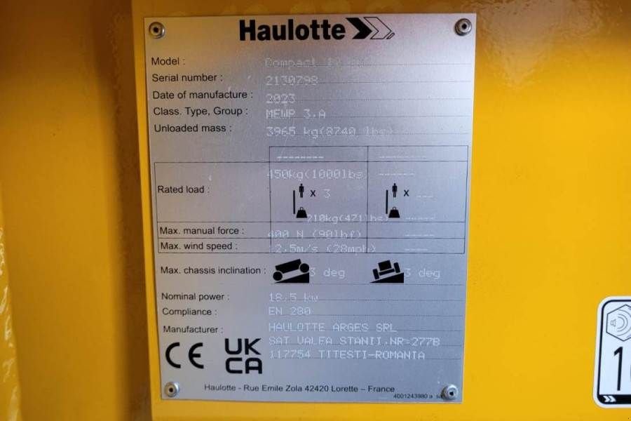 Teleskoparbeitsbühne del tipo Haulotte Compact 12DX Valid Inspection, *Guarantee! Diesel,, Gebrauchtmaschine In Groenlo (Immagine 11)