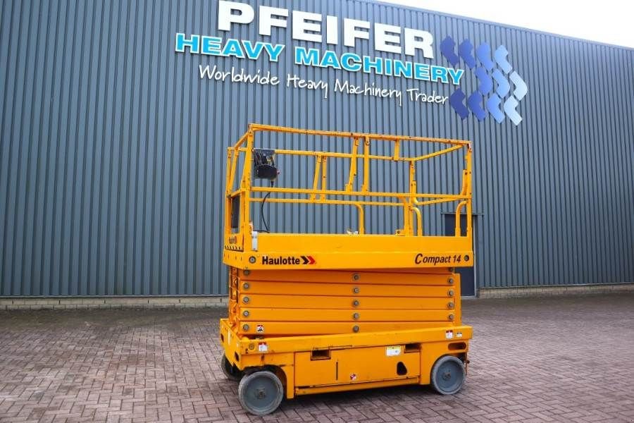 Teleskoparbeitsbühne del tipo Haulotte Compact 14 Electric, 14m Working Height, 350kg Cap, Gebrauchtmaschine In Groenlo (Immagine 2)