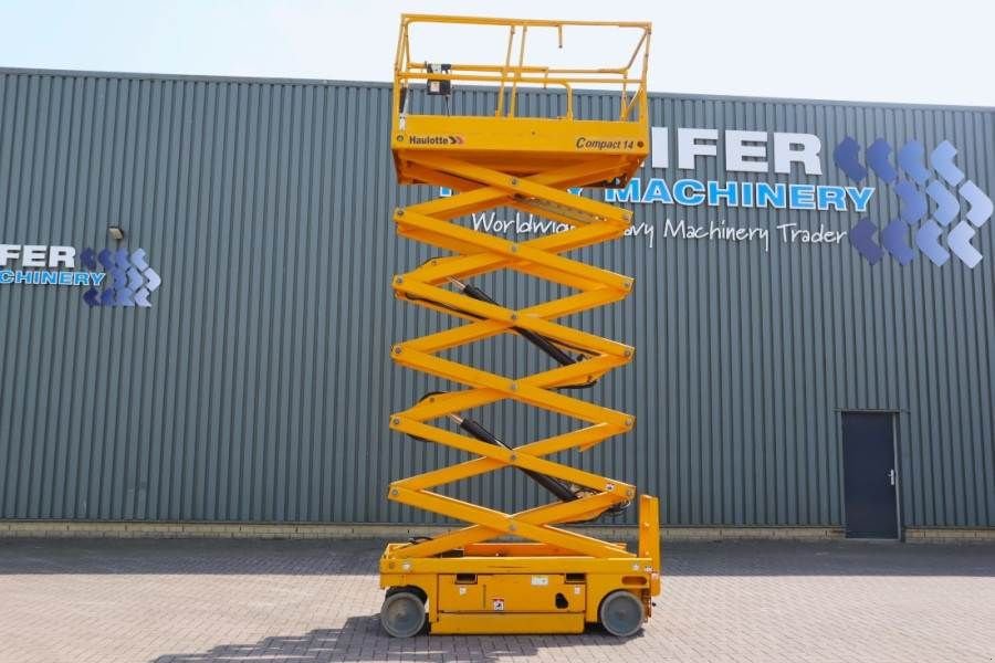 Teleskoparbeitsbühne del tipo Haulotte Compact 14 Electric, 14m Working Height, 350kg Cap, Gebrauchtmaschine In Groenlo (Immagine 3)