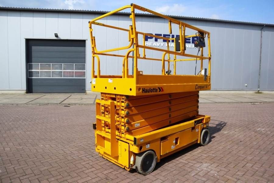 Teleskoparbeitsbühne del tipo Haulotte Compact 14 Electric, 14m Working Height, 350kg Cap, Gebrauchtmaschine en Groenlo (Imagen 2)