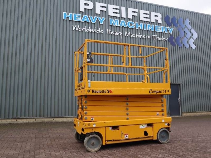 Teleskoparbeitsbühne del tipo Haulotte Compact 14 Electric, 4x2 Drive, 14m Working Height, Gebrauchtmaschine en Groenlo (Imagen 1)