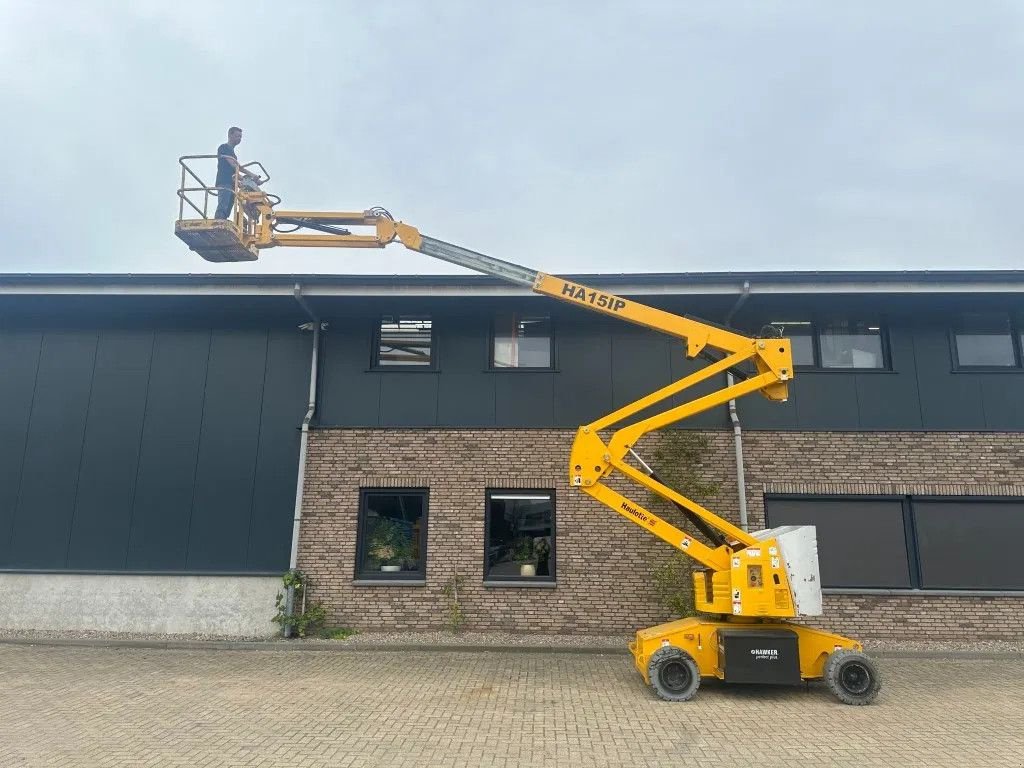 Teleskoparbeitsbühne van het type Haulotte HA15IP 15 meter werkhoogte Knikarm Elektra Hoogwerker as New ! A, Gebrauchtmaschine in VEEN (Foto 2)