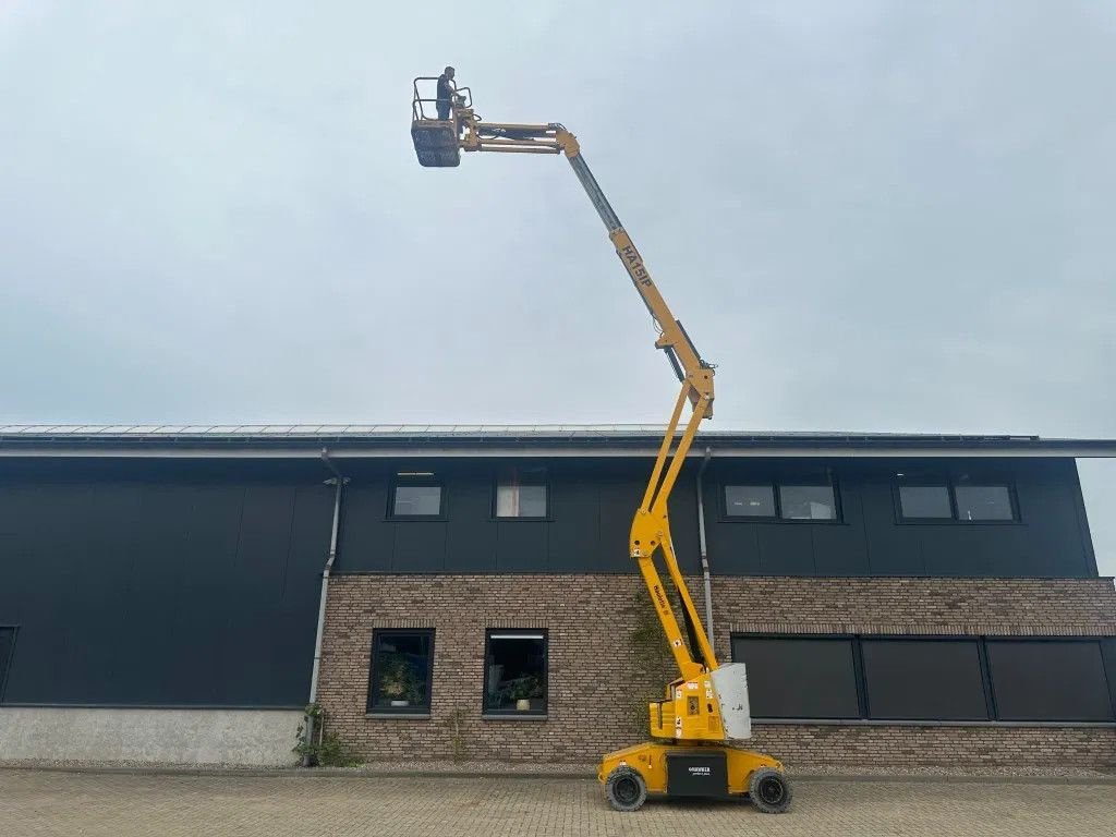 Teleskoparbeitsbühne van het type Haulotte HA15IP 15 meter werkhoogte Knikarm Elektra Hoogwerker as New ! A, Gebrauchtmaschine in VEEN (Foto 3)