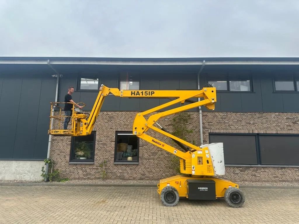 Teleskoparbeitsbühne van het type Haulotte HA15IP 15 meter werkhoogte Knikarm Elektra Hoogwerker as New ! A, Gebrauchtmaschine in VEEN (Foto 8)