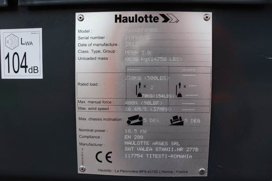 Teleskoparbeitsbühne του τύπου Haulotte HA16RTJ Pro NEW, Valid inspection, *Guarantee! Die, Gebrauchtmaschine σε Groenlo (Φωτογραφία 7)