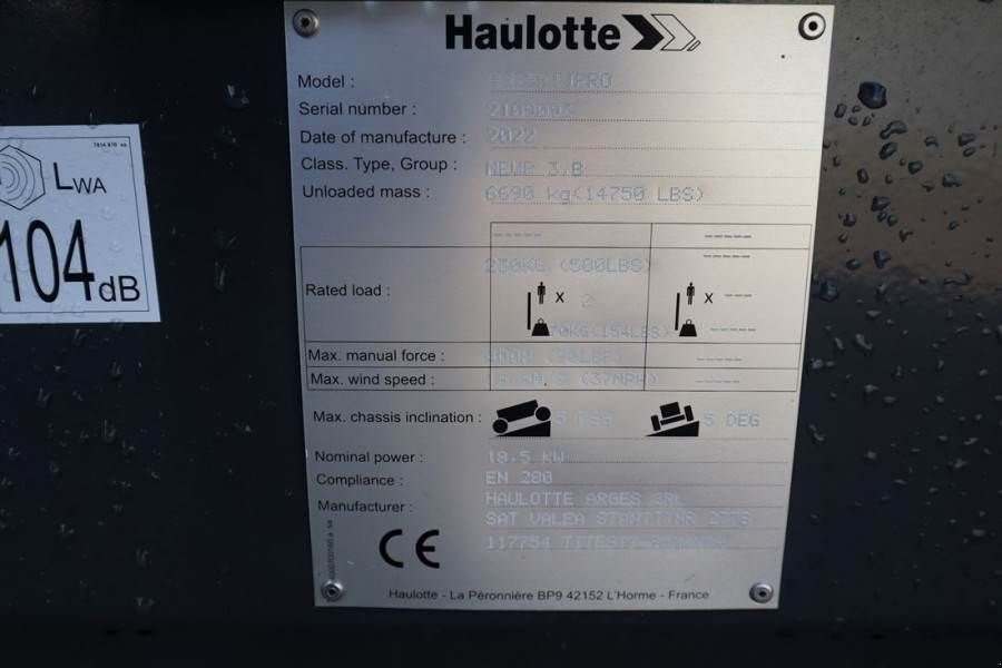 Teleskoparbeitsbühne van het type Haulotte HA16RTJ Pro Valid Inspection, *Guarantee! Diesel,, Gebrauchtmaschine in Groenlo (Foto 7)