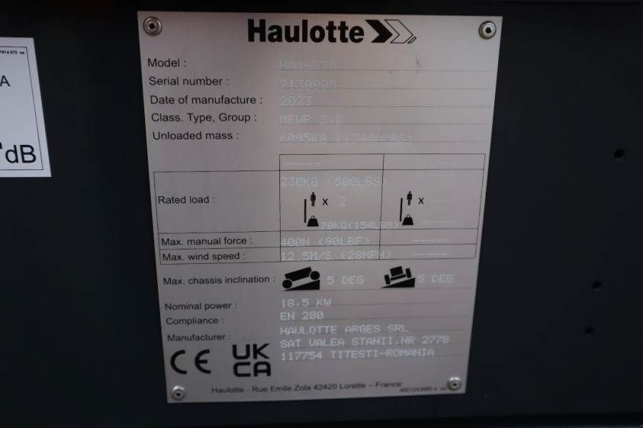 Teleskoparbeitsbühne tipa Haulotte HA16RTJ Valid Inspection, *Guarantee! Diesel, 4x4, Gebrauchtmaschine u Groenlo (Slika 7)