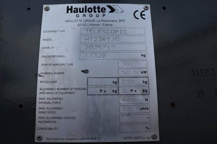 Teleskoparbeitsbühne του τύπου Haulotte HT23RTJ O Valid inspection, *Guarantee! 4x4 Drive,, Gebrauchtmaschine σε Groenlo (Φωτογραφία 7)