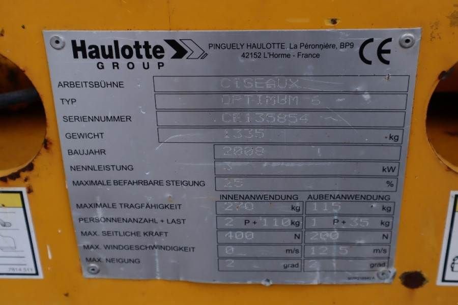 Teleskoparbeitsbühne a típus Haulotte Optimum 6 Electric, 4x2 drive, 6.35m Working Heigh, Gebrauchtmaschine ekkor: Groenlo (Kép 7)