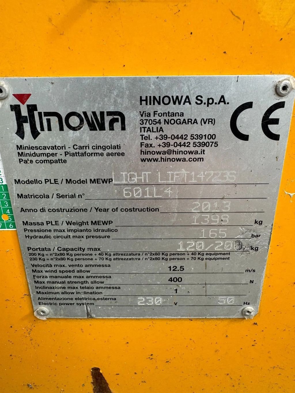 Teleskoparbeitsbühne от тип Hinowa Lightlift 14.72 3S, Gebrauchtmaschine в Hedel (Снимка 8)