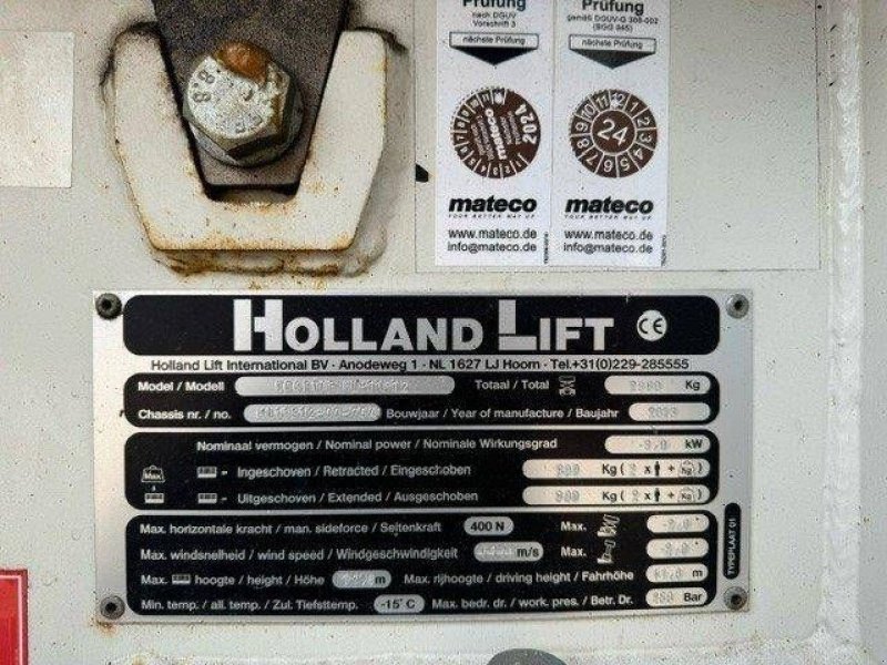 Teleskoparbeitsbühne des Typs Holland Lift HL-11812, Gebrauchtmaschine in Antwerpen (Bild 8)