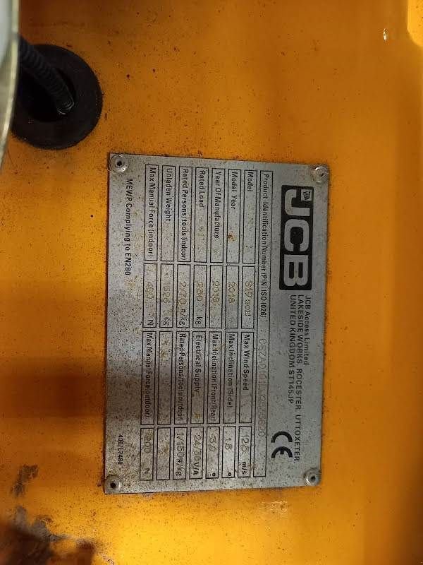 Teleskoparbeitsbühne tip JCB S1930E, Gebrauchtmaschine in Waregem (Poză 9)