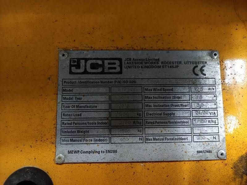 Teleskoparbeitsbühne del tipo JCB S1930E, Gebrauchtmaschine en Waregem (Imagen 9)