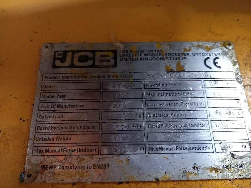 Teleskoparbeitsbühne του τύπου JCB S1930E, Gebrauchtmaschine σε Waregem (Φωτογραφία 9)