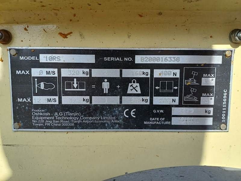 Teleskoparbeitsbühne of the type JLG 10RS, Gebrauchtmaschine in Waregem (Picture 4)