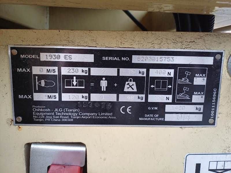 Teleskoparbeitsbühne des Typs JLG 1930ES, Gebrauchtmaschine in Waregem (Bild 4)