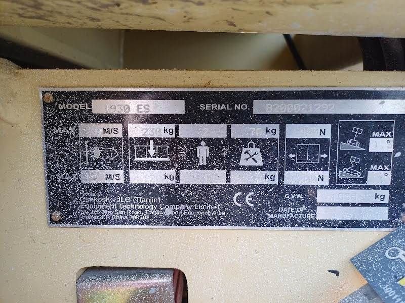 Teleskoparbeitsbühne tipa JLG 1930ES, Gebrauchtmaschine u Waregem (Slika 4)