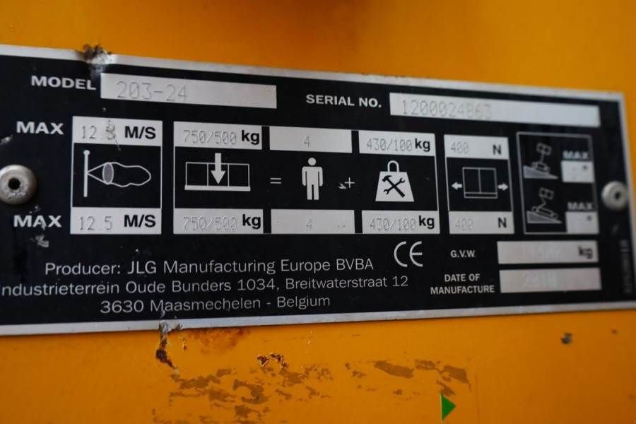 Teleskoparbeitsbühne del tipo JLG 203-24 Diesel, 4x4 Drive, 22.3m Working Height, 75, Gebrauchtmaschine en Groenlo (Imagen 7)