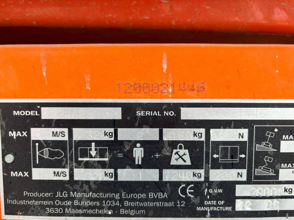 Teleskoparbeitsbühne des Typs JLG 3246ES, Gebrauchtmaschine in Antwerpen (Bild 7)