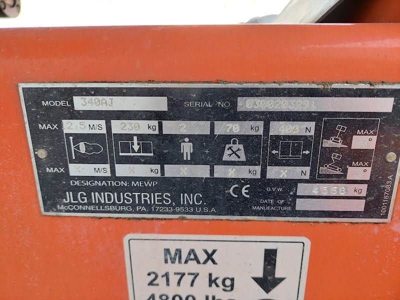 Teleskoparbeitsbühne tip JLG 340AJ, Gebrauchtmaschine in Waregem (Poză 2)