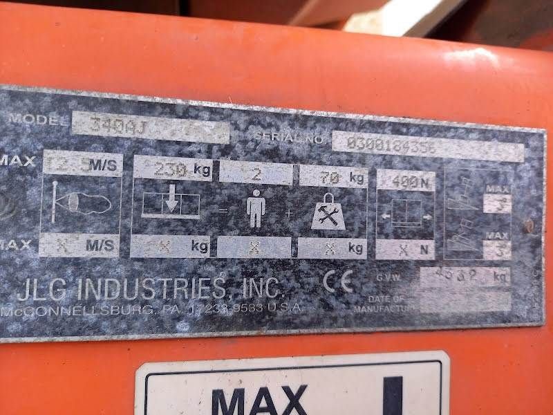 Teleskoparbeitsbühne tip JLG 340AJ, Gebrauchtmaschine in Waregem (Poză 10)