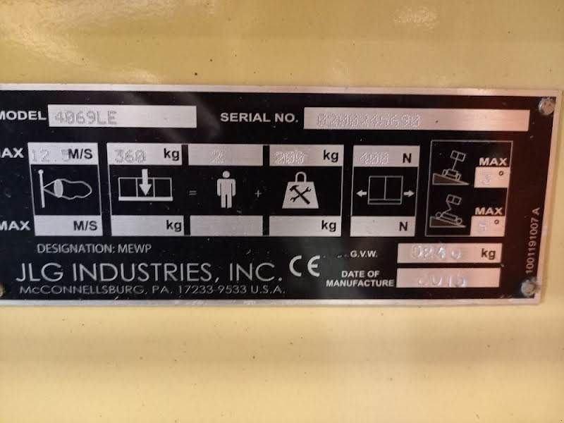 Teleskoparbeitsbühne typu JLG 4069LE, Gebrauchtmaschine v Waregem (Obrázek 8)