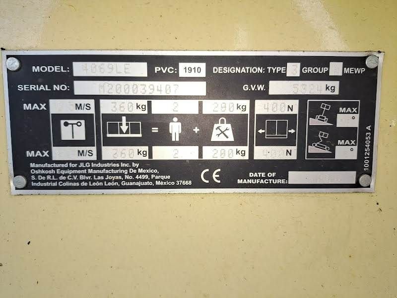 Teleskoparbeitsbühne του τύπου JLG 4069LE, Gebrauchtmaschine σε Waregem (Φωτογραφία 8)