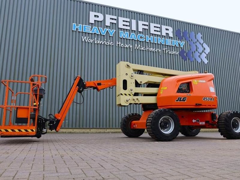 Teleskoparbeitsbühne del tipo JLG 450AJ Diesel, 4x4 Drive, 16m Working Height, 7.5m, Gebrauchtmaschine en Groenlo (Imagen 1)