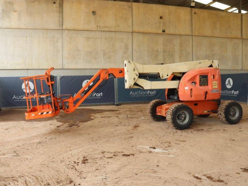 Teleskoparbeitsbühne du type JLG 450AJ, Gebrauchtmaschine en Antwerpen (Photo 1)